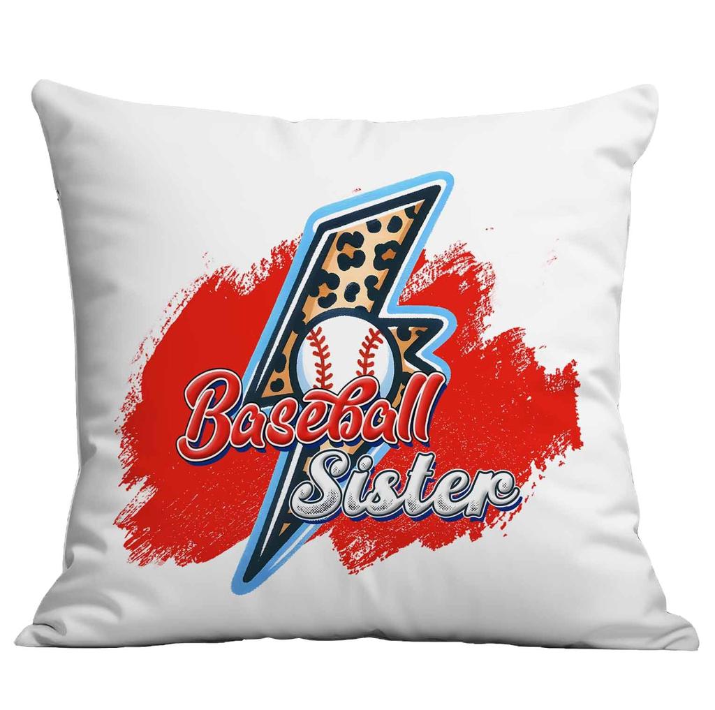 New Baseball Peripheral Printed Pillowcase Home Living Room Sofa Pillowcase Cushion Cover
