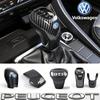 Car Carbon Fiber Gear Shift Knob Cover Scratch-Resistant Protective Case Accessories For VW Golf T‑Roc Tiguan Polo Passat MK7 6OJ7