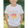 European Size Boys Summer Short Sleeved T Shirt with Letter Pattern Good Breathability and Strong Sweat Absorption Capacity