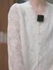Spring 2025 French Style V-Neck Lace Top - Slimming, Age-Reducing, Gentle Innerwear.