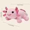 Cute Simulation Axolotl Plush Doll Pink Salamander Throw Pillow Plushie Toy Stuffed Animal Doll Valentine's Day Gift Home Decor