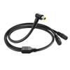SinLoon 14AWG DC7909 DC 1 Macho para 2 Fêmeas para Cabo Divisor Y Solar, Ângulo de 90 graus 8mm, Conectores, Painéis, 0,6m