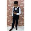Children's Vest Suit With Shirt Set 0-1 Years - 14 Years Black