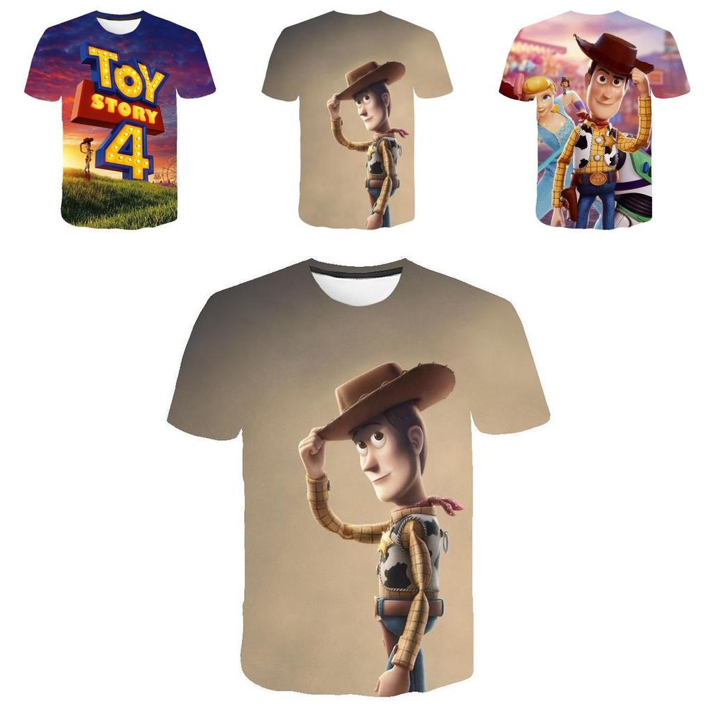 Vibrant Toy Story 4 Unisex 3d Print Casual T-shirt For Comfortable Summer Wear