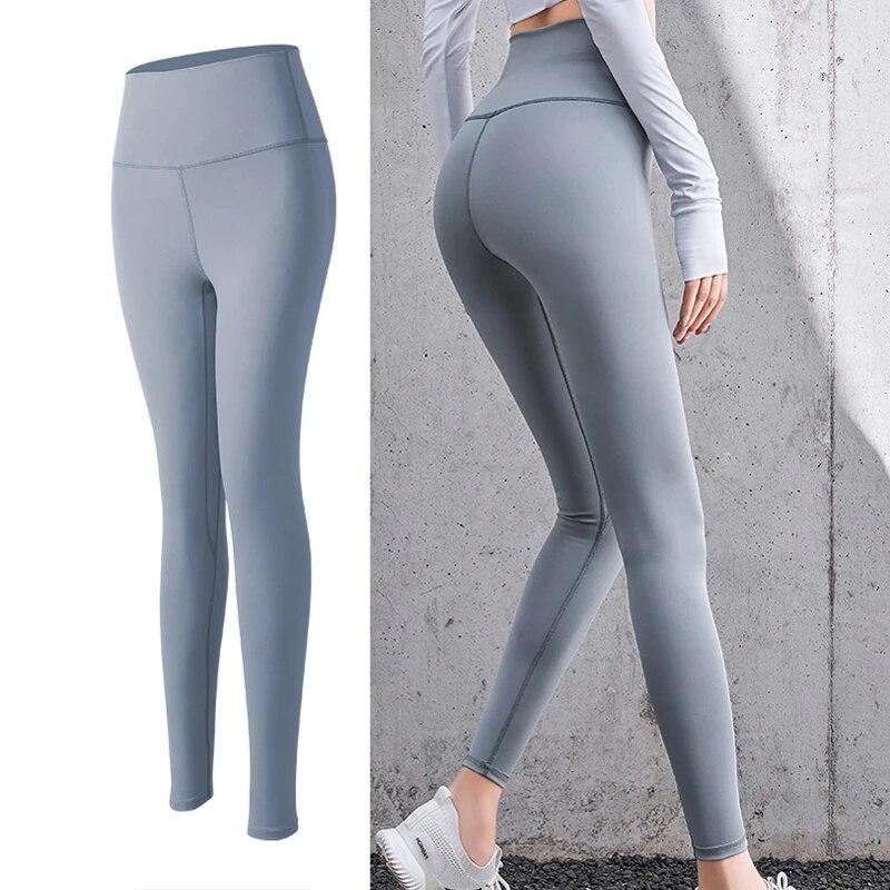 Women Fitness Yoga Pants High Waisted Elastic Hip Lifting Running Sports Leggings Women Skinny Leggings Gym 30673
