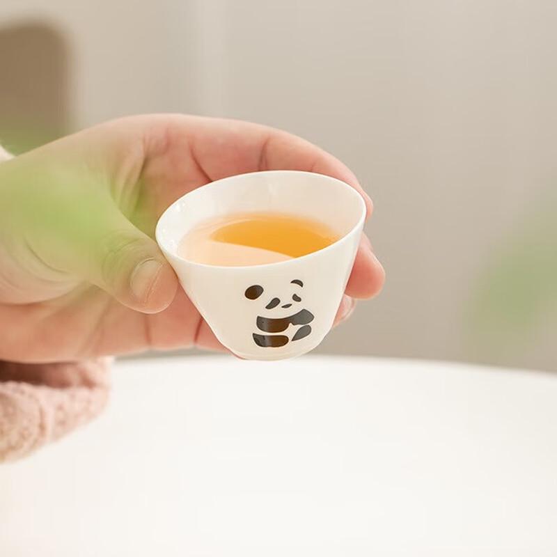 Panda Ceramic Travel Tea Set