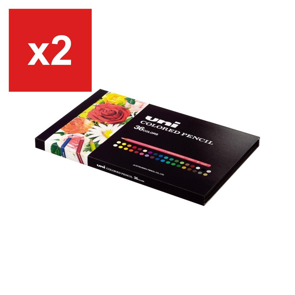 Mitsubishi Pencil 'uni Color' Colored Pencils, 36-Color Set, UC36CN