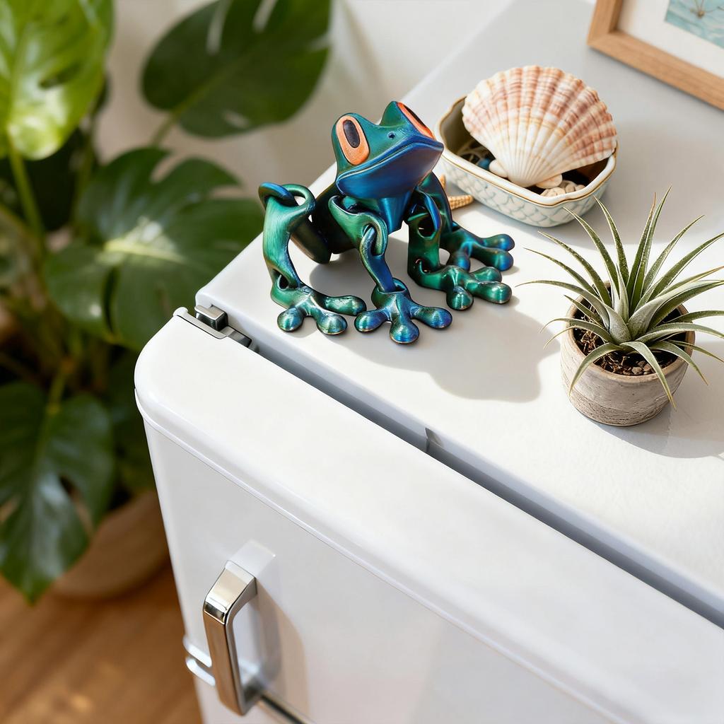 3D-printed Magneti Toy, Articulated 3D-printed Animal Toy, Suitable For Refrigerator/car Decoration
