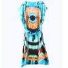 Elegant Summer Casual Dress for Women Vintage Clothes Short Sleeve Loose Long Dress