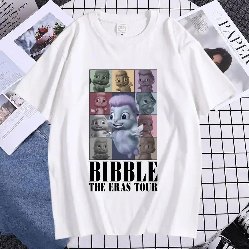 Cute Bibble The Eras Tour T Shirt Boys GirlsUnisex's Aesthetic High Quality Streetwear Summer Oversized Short Sleeve Tops