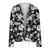 Women's Loose Casual Vintage Floral Print Long Sleeve Top Cardigan