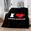 Pedro Pascal Pattern Throw Blanket Light Weight Blanket for Living Room Bedroom Kidsroom Warm Blanket Christmas Gift