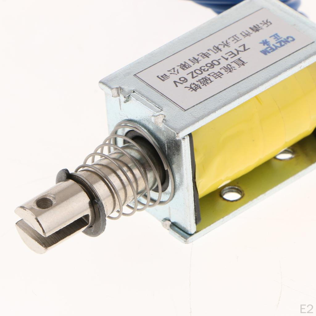 Kompaktiškas linijinis solenoidinis aktuatorius namų automatizacijai