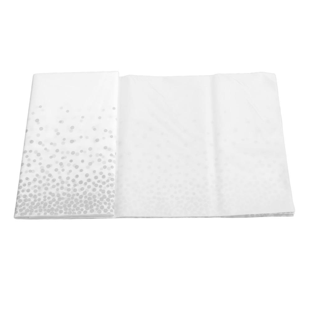 3pcs Waterproof Plastic Table Cover Dot Rectangular Tablecloth Disposable Tablecloth For Picnics
