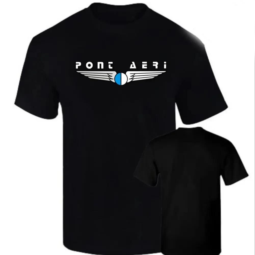 Pont Aeri Cod Route In Dtf Cotton Men Men's T-shirt Short Sleeve Tees Male Loose T-shirt