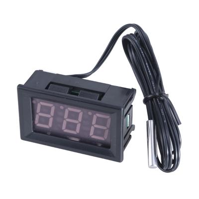 Monitor de medidor de temperatura embutido de alta precisão universal, testador de medidor de temperatura com sensor para instalações de oficinas