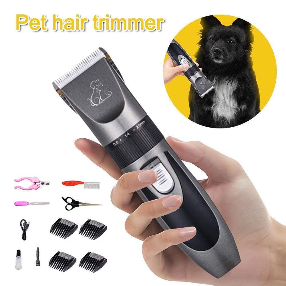 Electric Dog Hair Clipper Waterproof Cat Hair Clipper  for Dogs Teddy Bears and Cats