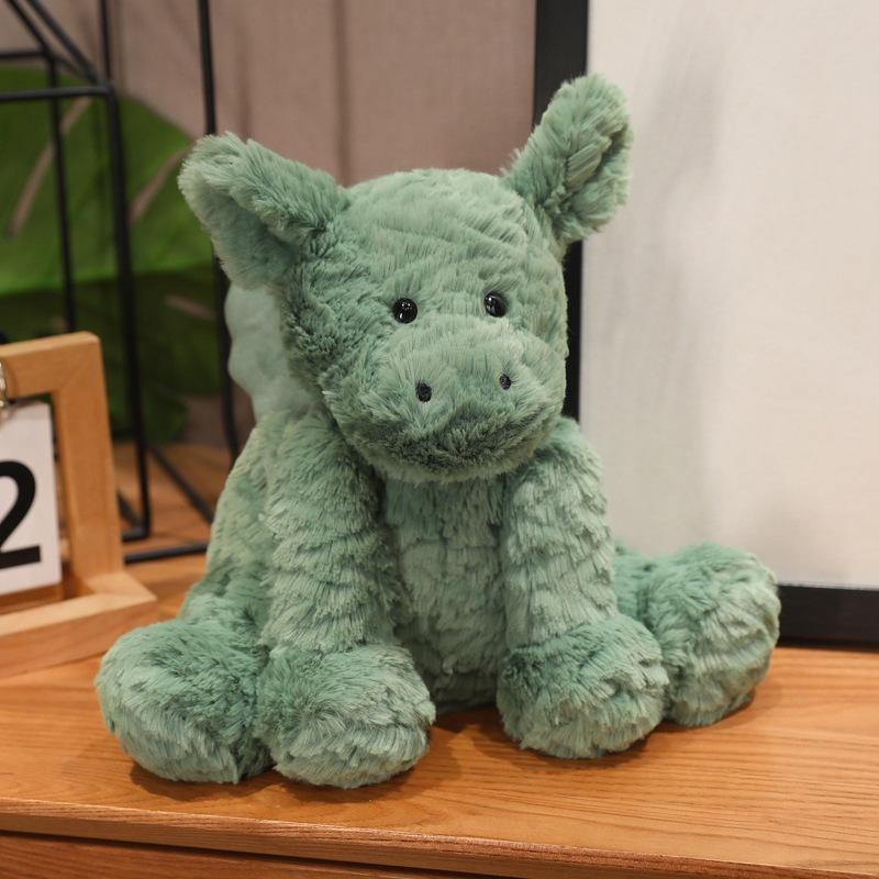 New Jelly Wave Fox Green Dragon Monkey Plush Cute Toy Doll