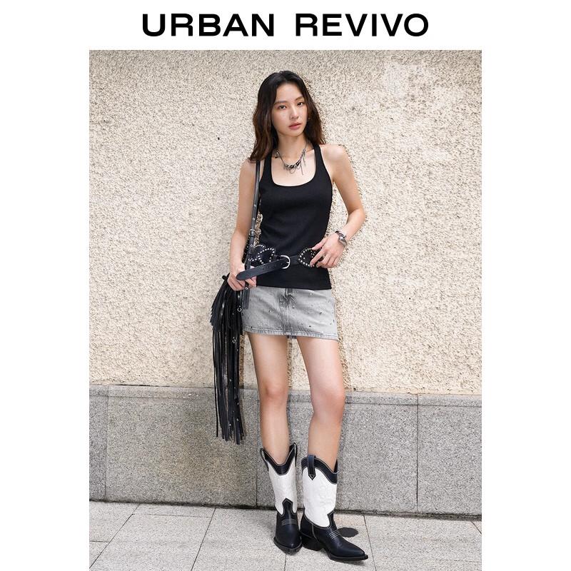 UR Women's High Street Patchwork Sleeveless Vest