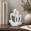 Minimalist Lovers Figure Table Figurines Romantic Abstract Sculpture  Desktop Decorations
