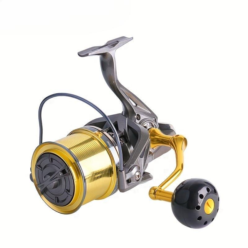 Mulineta nouă metalică pentru pescuit la distanță lungă, mulinetă de pescuit spin-in, raport de recuperare 4.8:1 Rezistență Maximă 20 Kg Mulineta de Pescuit Scufundătoare 6+1BB Pescuit la Surf
