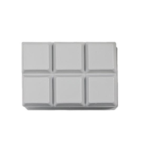 Ice Cube Mold Large Silicone Square Ice Cube Tray 6 Grids Design Ice Making Mold with Lid for Home Kitchen