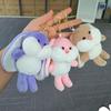 Keychain Plush Rabbit Pendant Cartoon Fill Doll Bag Decoration Gift Collection