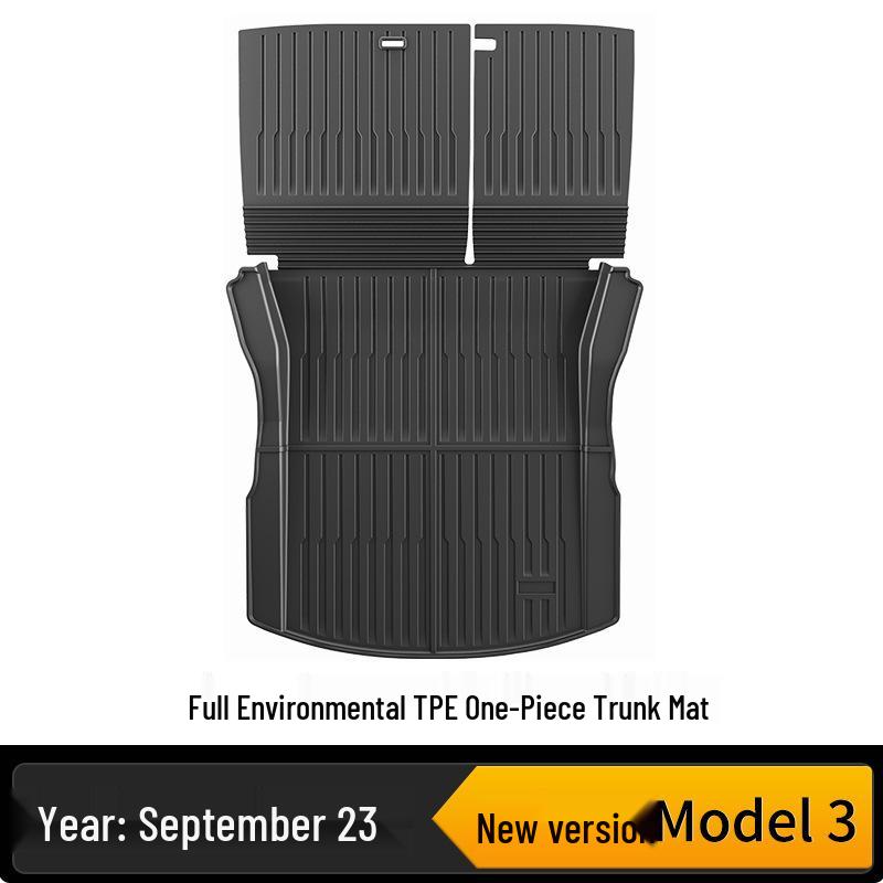 TPE Floor Mats for Tesla Model 3 Interior & Trunk