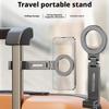 Universal Magnetic Phone Holder Travel Essentials Flexible Rotation Hands-Free Airplane Phone Mount for All Phones