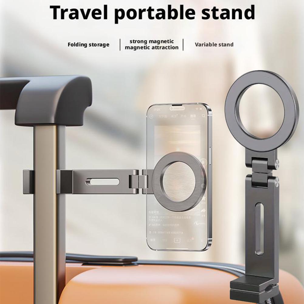 Universal Magnetic Phone Holder Travel Essentials Flexible Rotation Hands-Free Airplane Phone Mount for All Phones