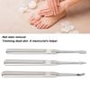 3pcs Nail Cuticle Trimmer Stainless Steel Professional Cuticle Nail Remover Pusher for Manicure