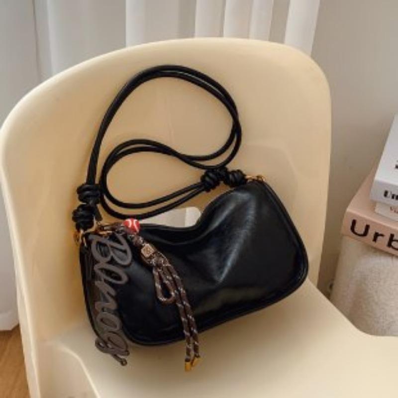 Dumpling bag women's 2024 new casual versatile cowhide women's bag mini shoulder messenger bag mobile phone bag