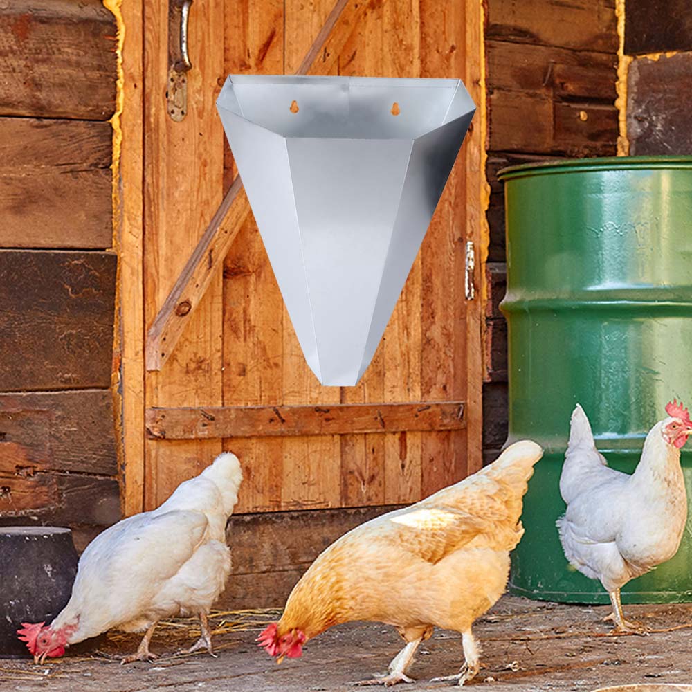 Heavy Type Poultry Restraining Cone Practical Easy To Clean Chicken Cone Durable Metal Poultry Processing Tool Farm Processing