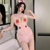 Erotic Underwear, Sexy Nurse Dress, Women's Hot Mesh See-through Uniform, Seductive Set, No-Take Pajamas 8655