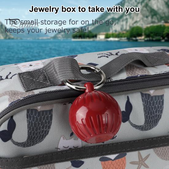 

Портативная коробка для хранения ювелирных изделий, удобный чехол для хранения анти-потерянных решений для спортивных аксессуаров для фитнеса