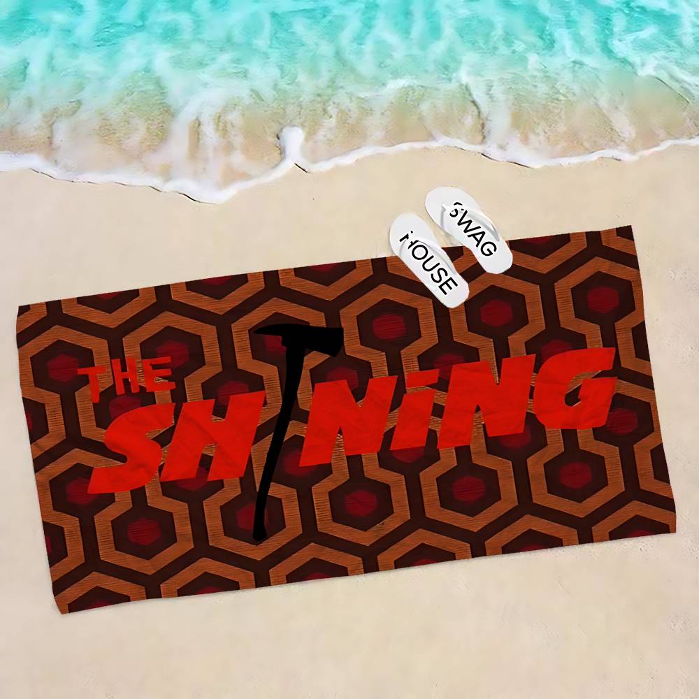 

Movie The Shining Bath Towel Microfiber Soft Water Absorbing Breathable For Girl Kids Decorative Cartoon Beach Towel W30*H60(CM)