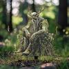 Alv av tre Akrylskilt Stake Værbestandig 2D Flat Fe Stake Plante Potte Dekorasjon Innendørs Utendørs Hage Gård Plen Terrasse Ornament
