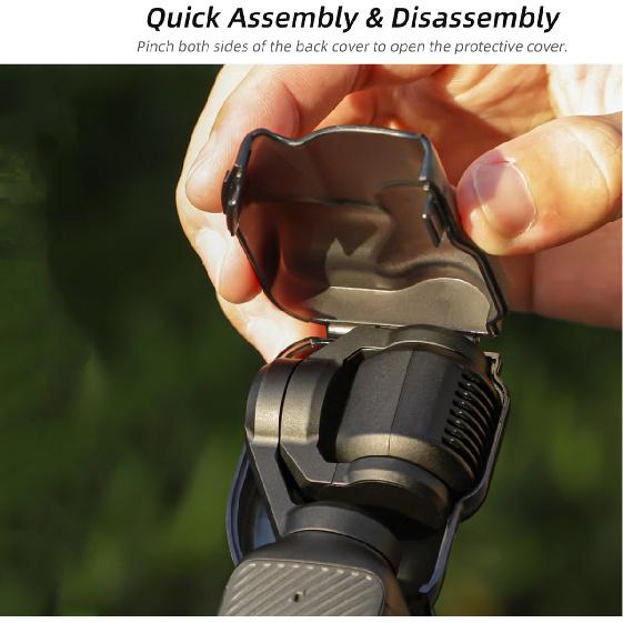 Pocket 3 Lens Hood Cover Gimbal Camera Protector Sunshade Cover for DJI OSMO Pocket 3