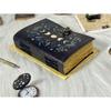 Moon Phases Vintage Leather Journal for Men & Women  of Antique Handmade Deckle Edge Vintage Paper