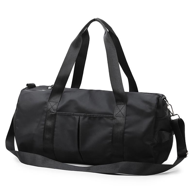 

Портативная сумка для фитнеса и йоги, тренировочная сухая и влажная разделительная одежда, спортивная сумка для путешествий чёрный