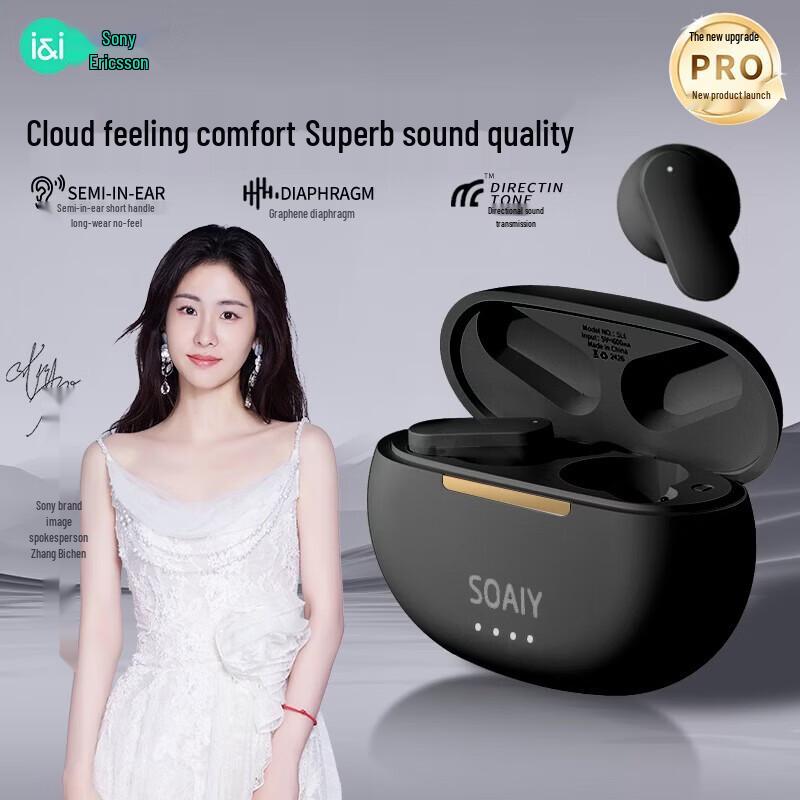 

Soaiy SL6 Pro Open Half-In-Ear True Wireless Earbuds