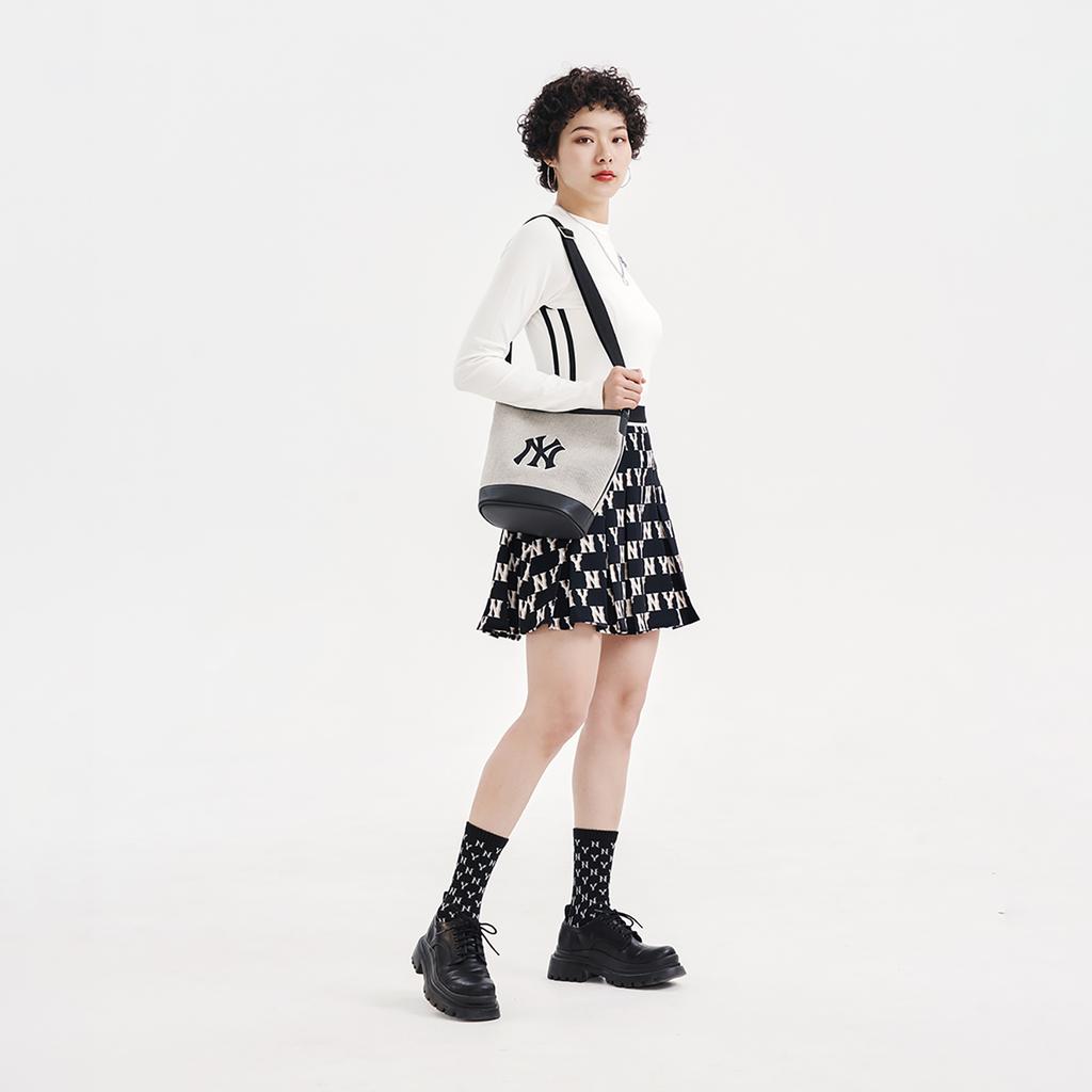 New MLB New York Yankees Casual Short Skirts Women's Black 3FSKM0133-50BKS