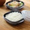 Astro Storage Containers with Colander, Set of 2, Made In Japan, for Rice, Refrigerated/Freezer Storage, Microwave Safe, and Warm Vegetables, 510-26