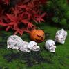 Skeleton Dog Skull Pumpkin Skeleton Skull Ornament Mini Pumpkin Ornament Halloween Decor Gifts