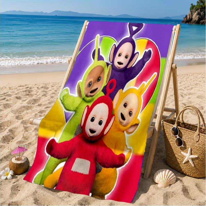 Teletu-bbies Celebrate Pride Beach Towel, Microfiber Beach Towel, Perfect For Pool, Beach, Travel, Home Decor Beach Party Fan Gifts