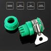Leak-Proof 4-Point Connector For Garden Watering Tight Seal Engineering Plastic Multifunctional Smooth Operation