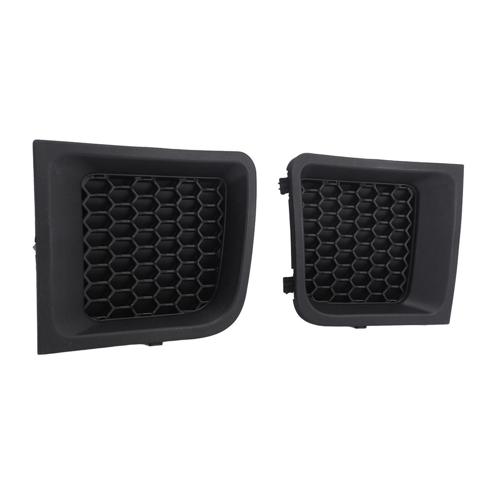 2Pcs Front Bumper Grille Cover 735618579L Left And Right Lower Cover Insert for Renegade 2015 to 2017