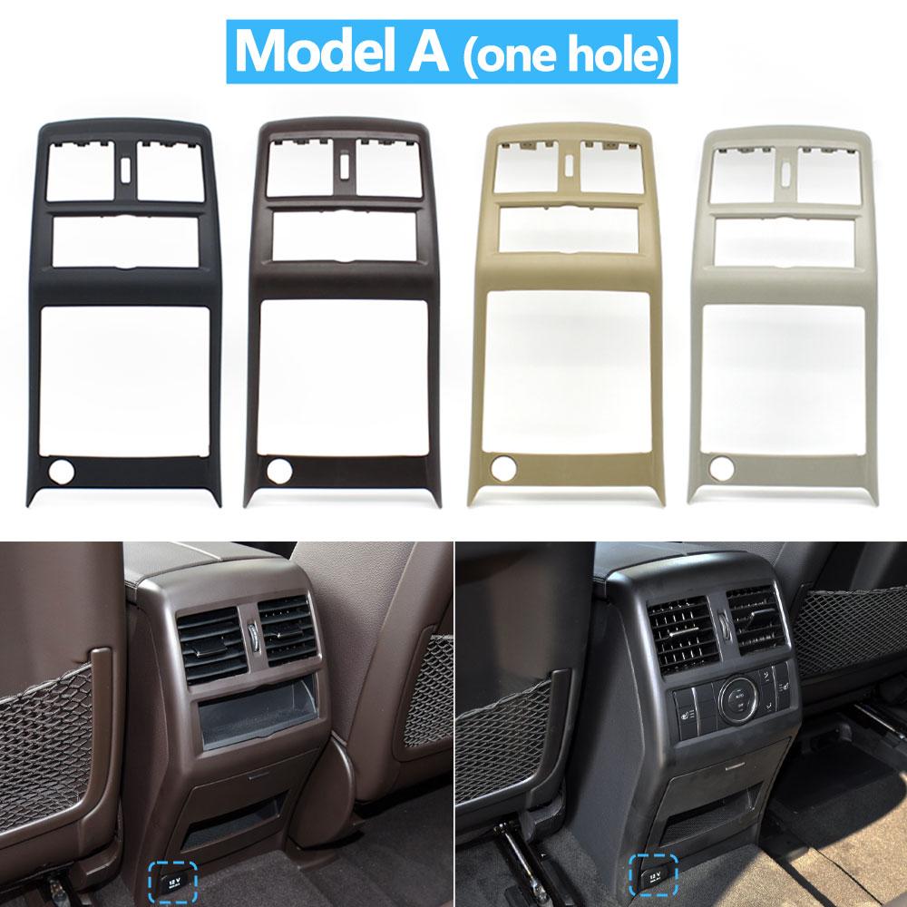 Car Rear Center Console Air Conditioning Air Vent Outlet Surface Frame Cover Trim For Mercedes Benz ML GL GLE GLS W166 W292