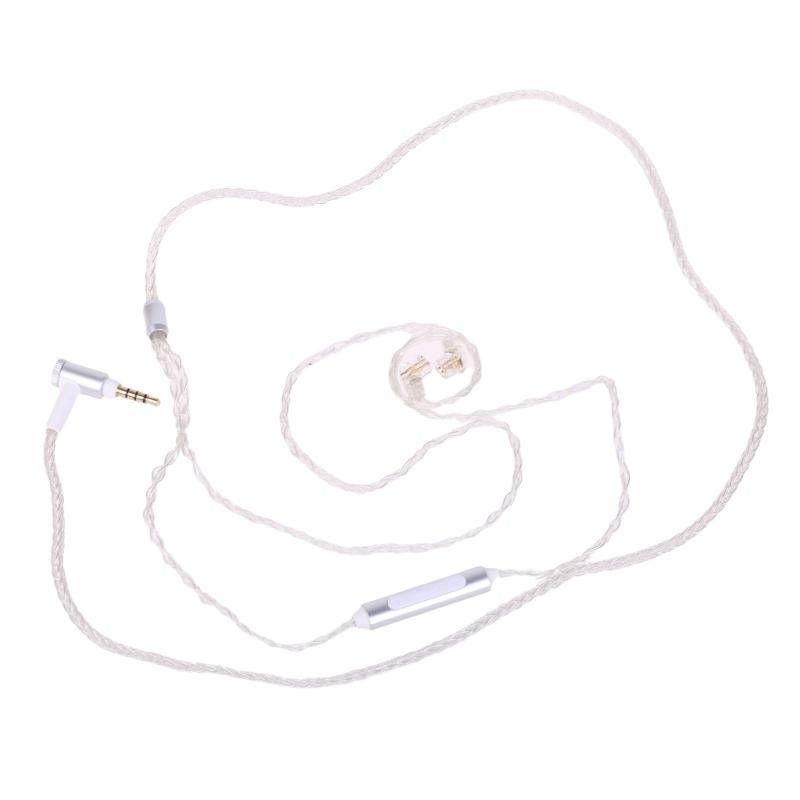 QDC Connectors Headphone AUX Cable Earphone Wire Line 3.5mm Port for QDC Pin Earpiece Better Sound Quality