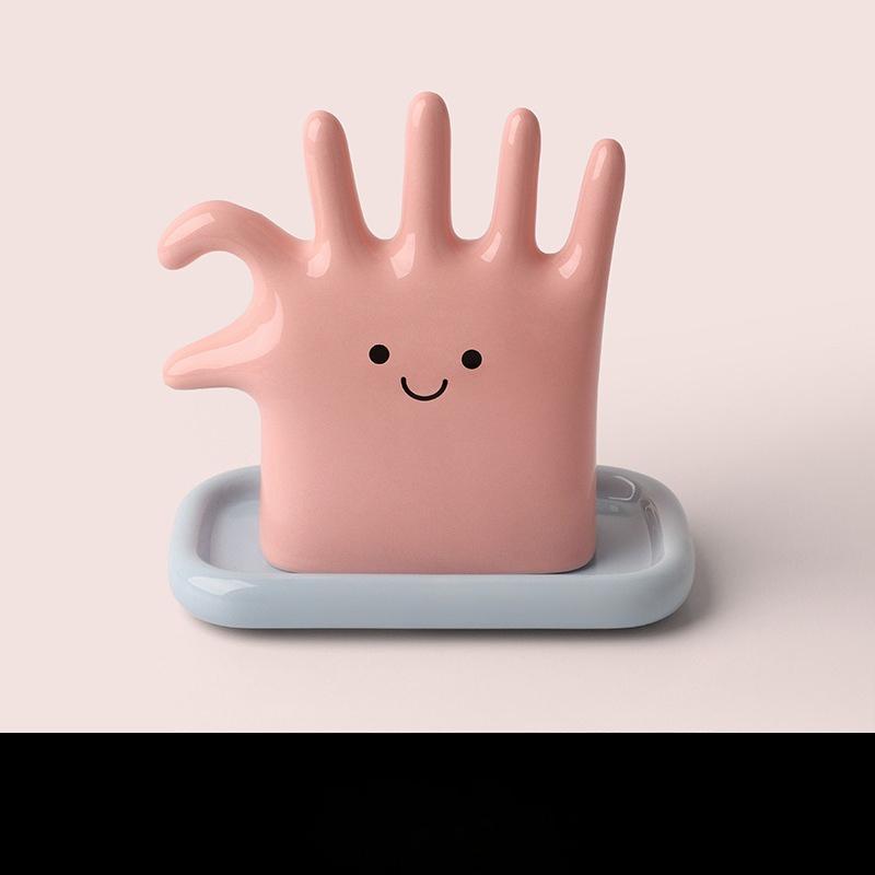 

Cute Finger Ornament, High-end Ring, Earrings, Jewelry Storage, Creative Girls Home Decoration рожевий